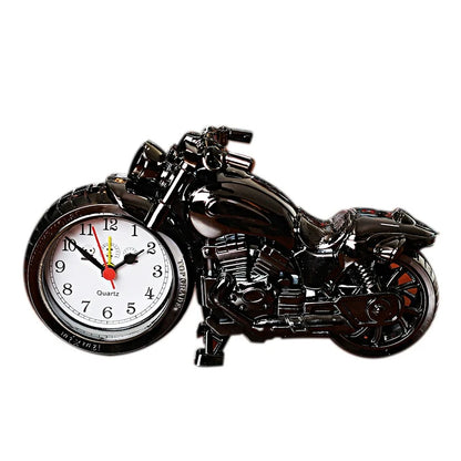 Motorcycle-Shaped Analog Alarm Clock